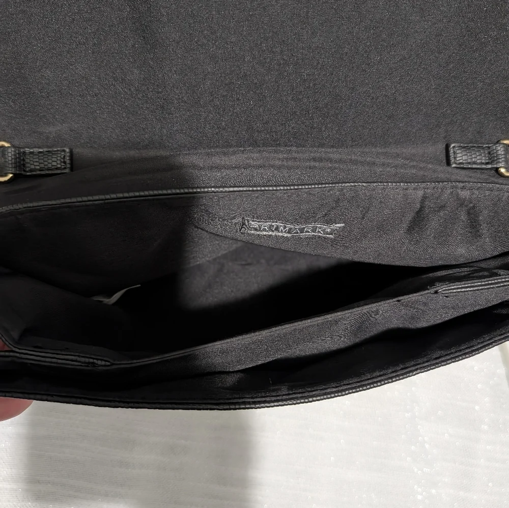 Primark black faux
